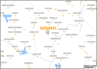 map of Sindae-ri