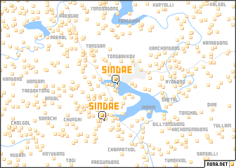 map of Sindae