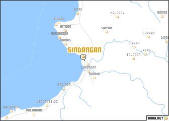 map of Sindangan