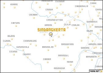 map of Sindangkerta