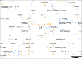 map of Sindangrena