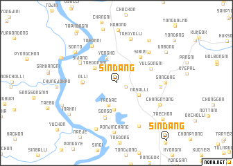 map of Sindang