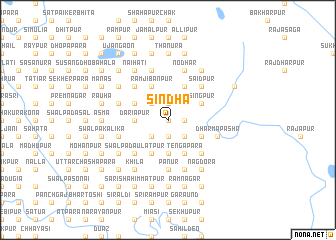 map of Sindha