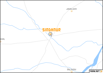 map of Sindhnūr
