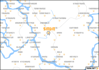 map of Sindin