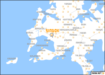 map of Sindŏk