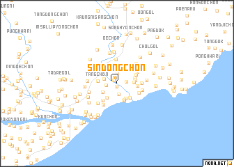 map of Sindong-ch\