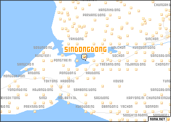 map of Sindong-dong