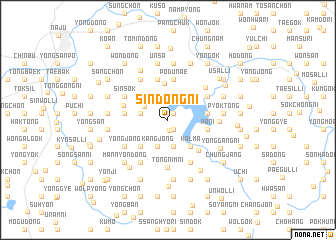 map of Sindong-ni