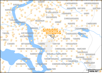 map of Sin-dong