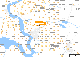 map of Sin-dong