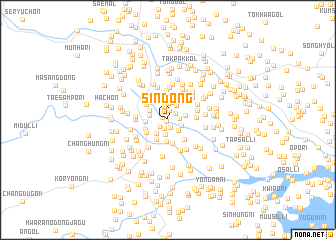 map of Sin-dong