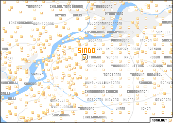 map of Sindo