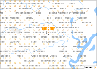map of Sindrip