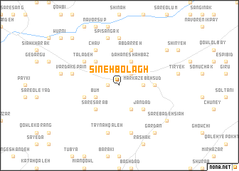 map of Sīneh Bolāgh