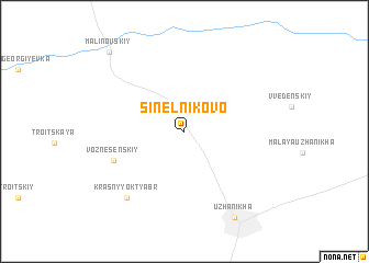 map of Sinel\