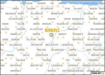 map of Siñeriz