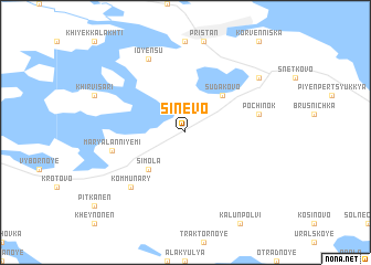 map of Sinëvo