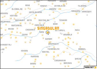 map of Şingǝdulan