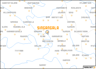 map of Singangala