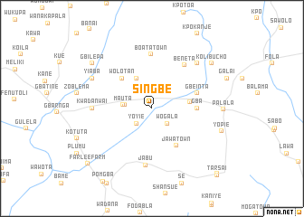 map of Singbe