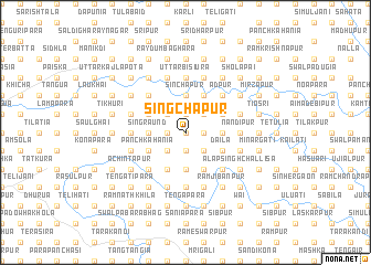 map of Singchāpur