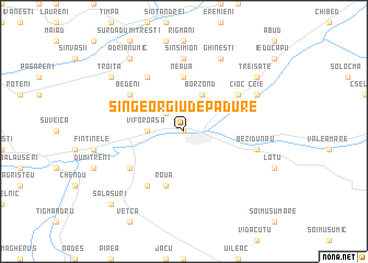 map of Sîngeorgiu de Pădure