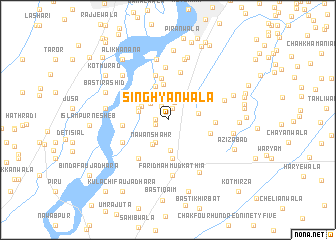 map of Singhyānwāla