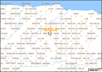 map of Singla