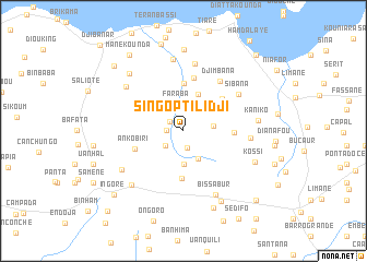 map of Singop Tilidji