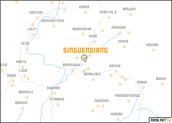 map of Singuéndiang