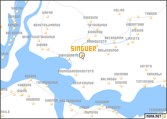 map of Singuèr