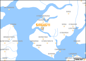 map of Singugyi