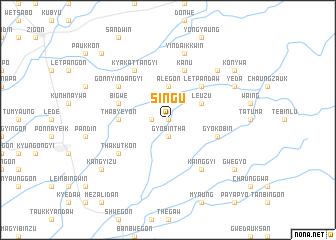 map of Singu