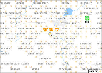 map of Singwitz