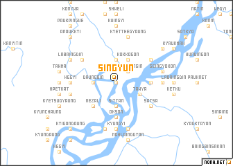 map of Singyun