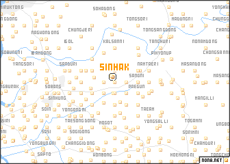 map of Sinhak