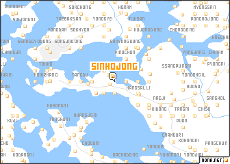 map of Sinhojŏng