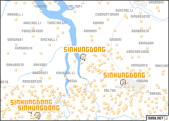 map of Sinhŭng-dong