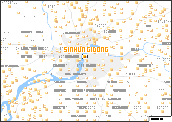 map of Sinhŭngi-dong