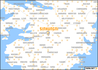 map of Sinhŭng-ni