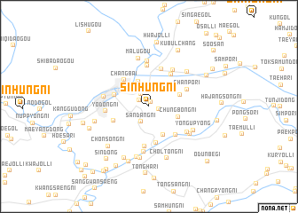 map of Sinhŭng-ni