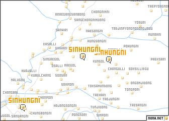 map of Sinhŭng-ni