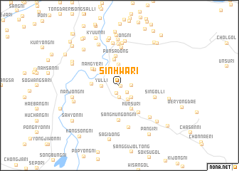 map of Sinhwa-ri