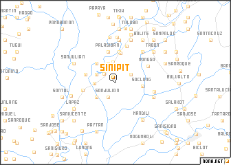 map of Sinipit