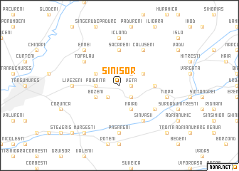 map of Sînişor