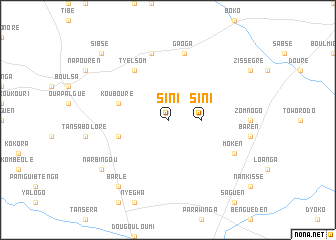 map of Sini