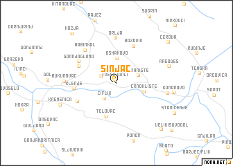 map of Sinjac