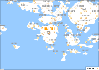 map of Sinjŏl-li