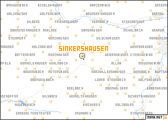 map of Sinkershausen